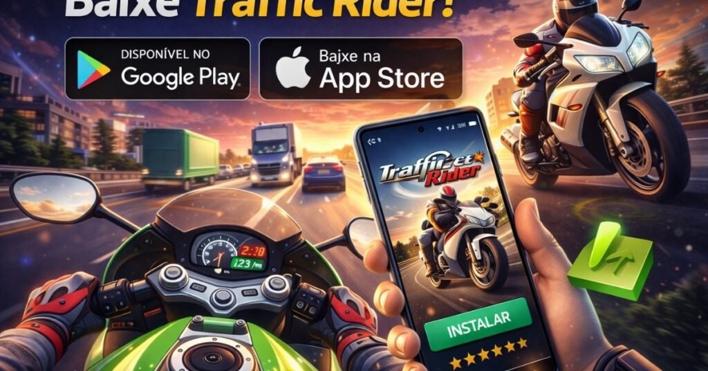 O jogo do Traffic Rider é um dos melhores jogos para quem Gosta de Adrenalina, Veja como Ficou depois da última Atualização